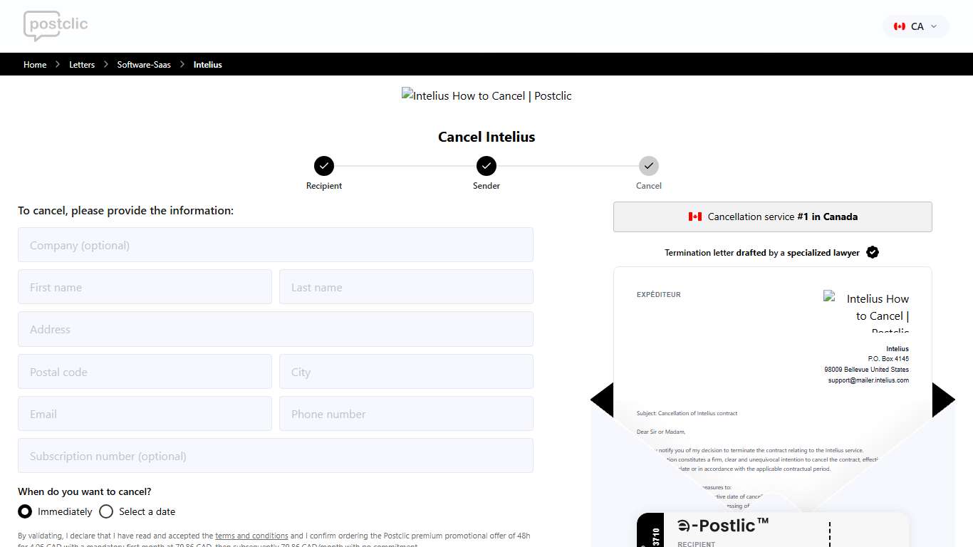 Intelius How to Cancel | Postclic