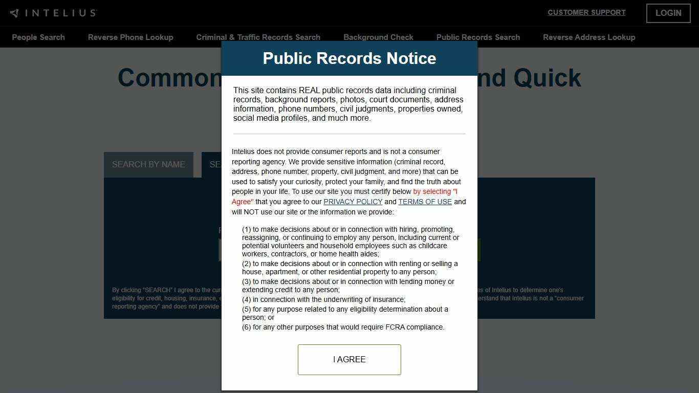 Common Issues with Intelius and Quick Fixes | Intelius Help Center
