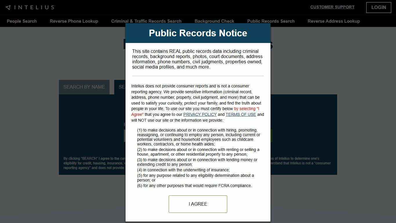 Introduction to Intelius